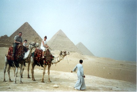 The Great Pyramids, Cairo, Egypt (the last of the Seven Wonders still intact)