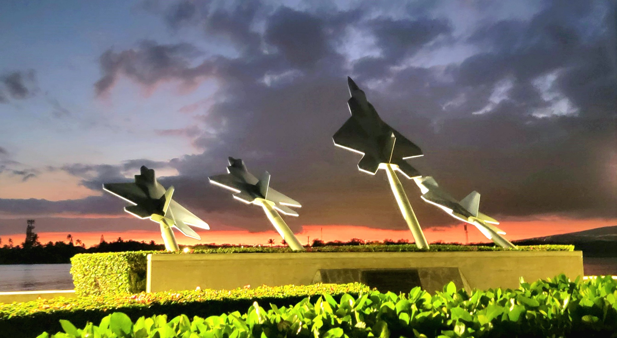 Missing Man Formation, Biship's Point, Pearl Harbor, HI, 20211117_182139