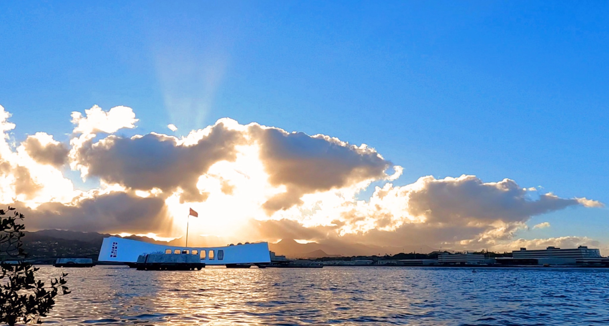 Arizona Memorial, sunrise, 8-1-21