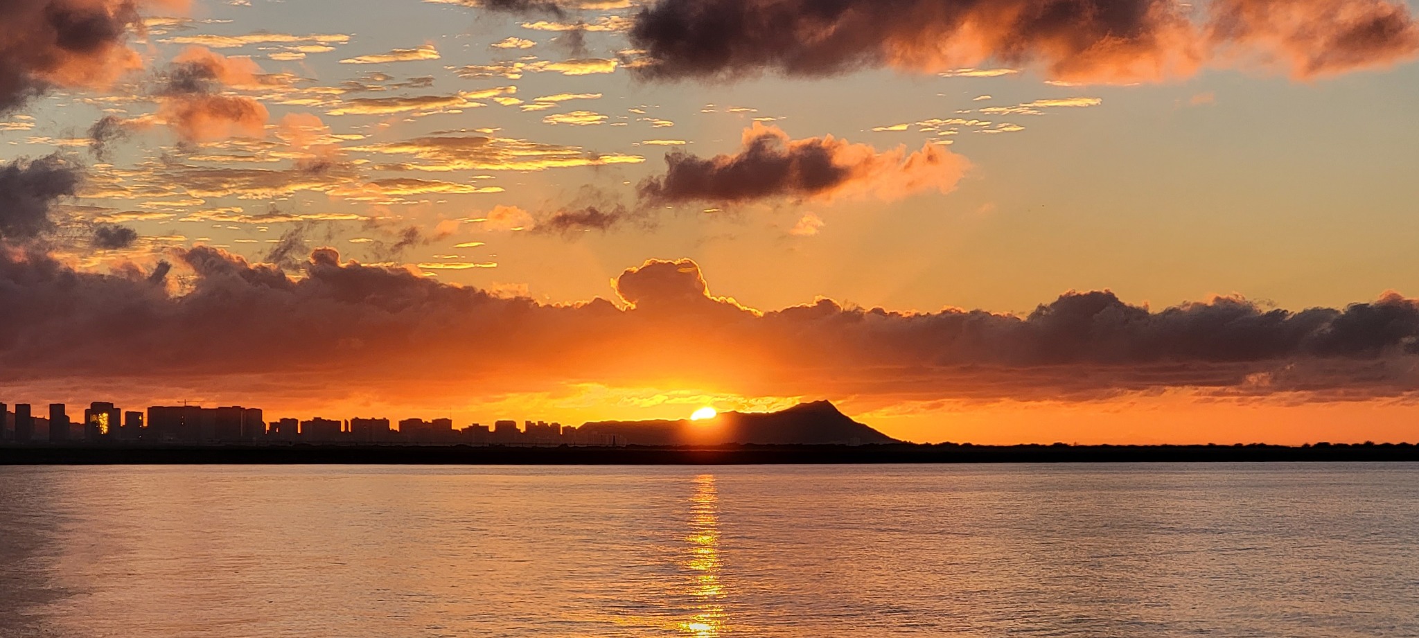 Diamondhead (Le'ahi), at sunrise, 20220122_071445