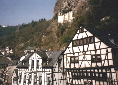 Felsenkirche (cave church), Idar-Oberstein, Germany (15th cent.)
